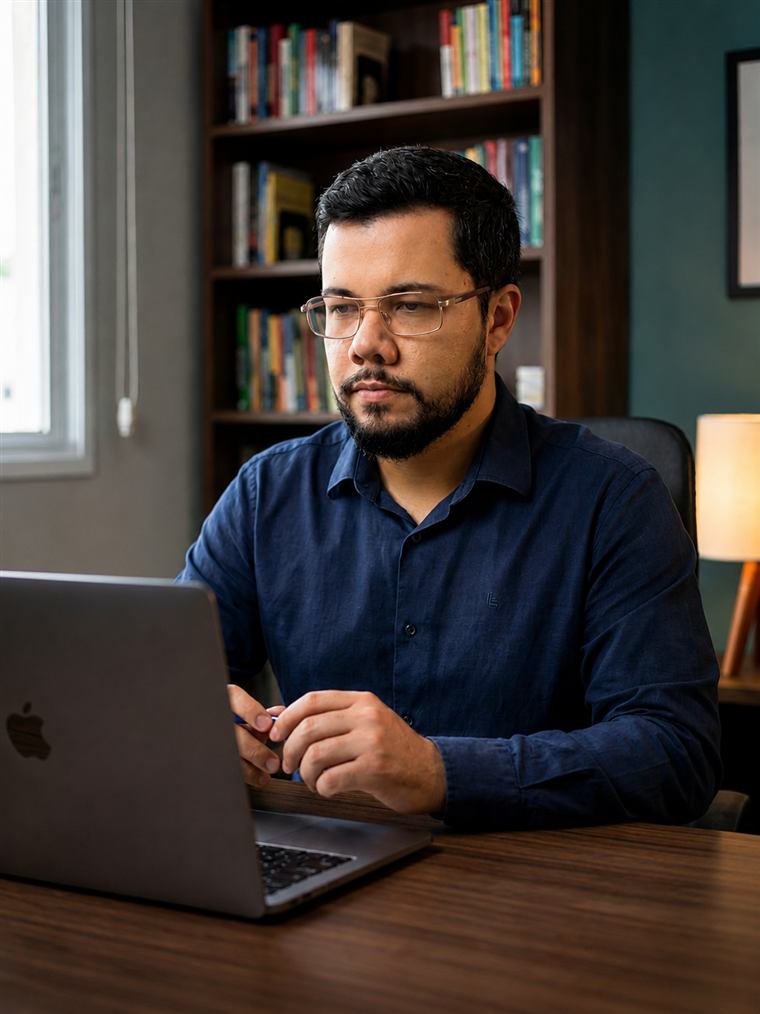 Victor Martins em atendimento online